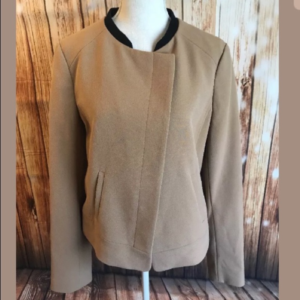 Ann Taylor Tan Jacket Sz 10